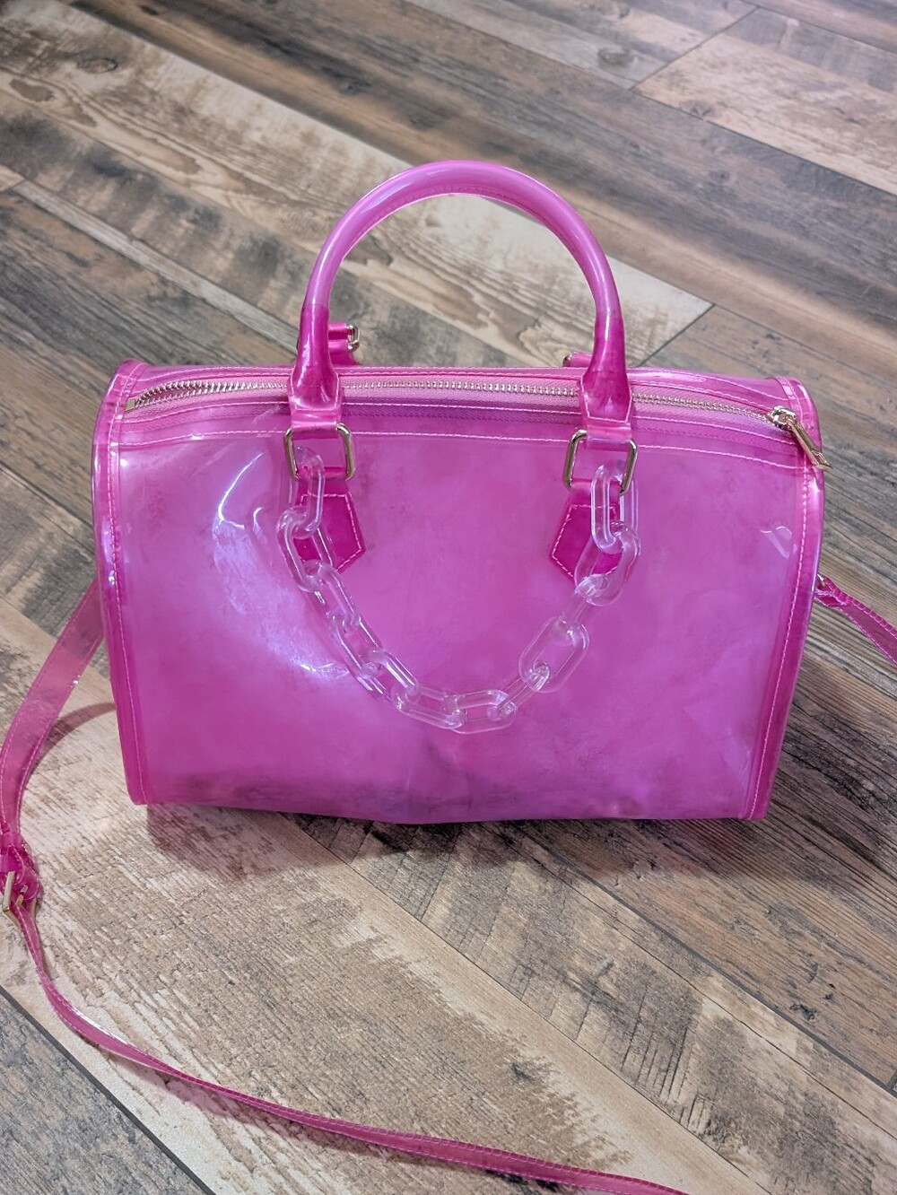 Like Dreams Iced Out Satchel with Interior Bag